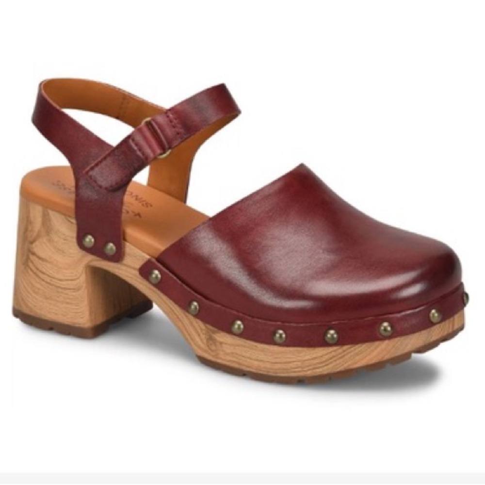 Kork-Ease Tinsley Dark Red- size 7